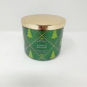 Bath and Body Works Vanilla Balsam 3 Wick Candle